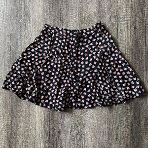❗️FINAL PRICE  CLOSET CLOSING Brandy Melville Black Floral Mini Skirt – XS